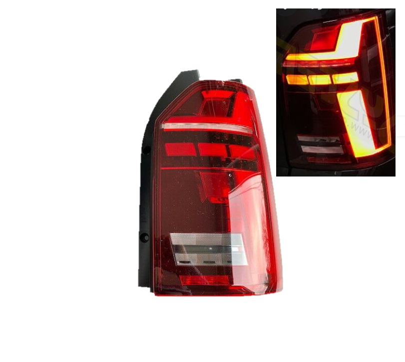 Stop, lampa spate VOLKSWAGEN TRANSPORTER/MULTIVAN (T6.1), 04.2019- modele cu 1 usa spate, partea Dreapta, OEM/OES, LED; fumuriu;